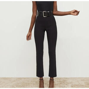 MM LAFLEUR black Foster straight cigarette pant sz 6